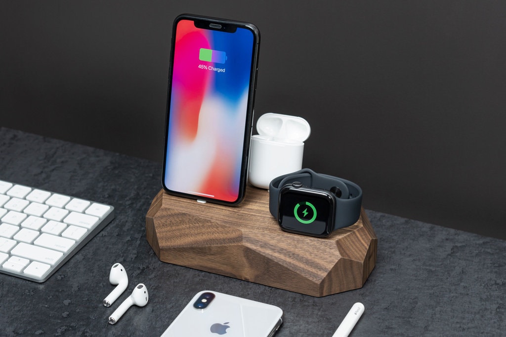 Triple Dock Charger Charging Station Iphone Airpods Apple | Etsy Australia