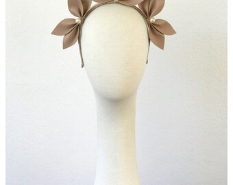 Tan Fascinator - Etsy Australia