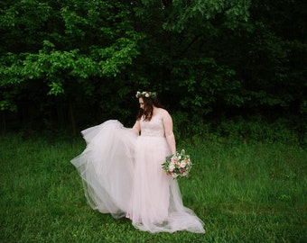 Rose - Blush Pink Wedding Dress