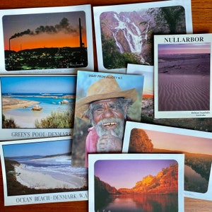 Vintage Postcards Job Lot 3 options available, 1 all Australian,  2 OS and  3 mixed Aus+OS