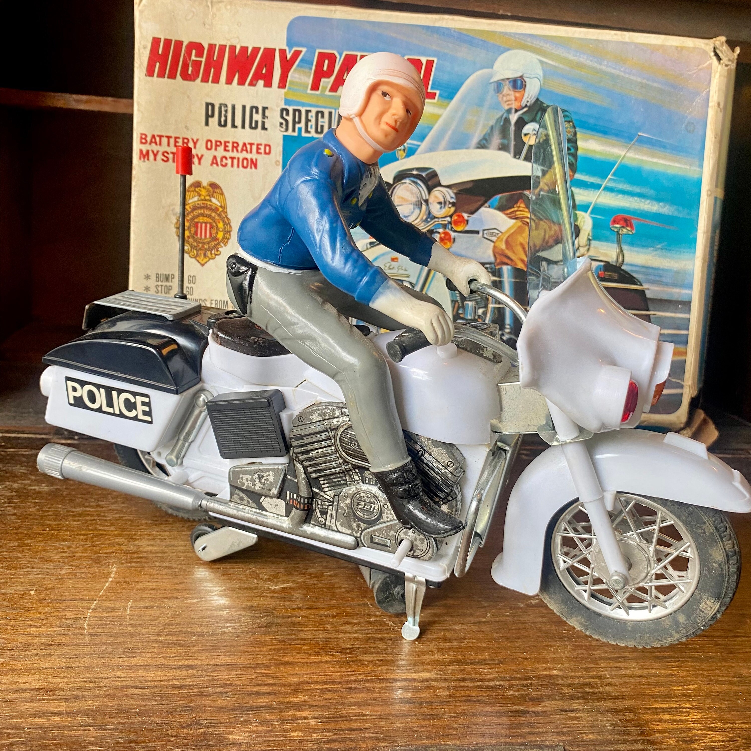 1960's Highway Patrol Police Motorcycle Yonezawa Japan #940