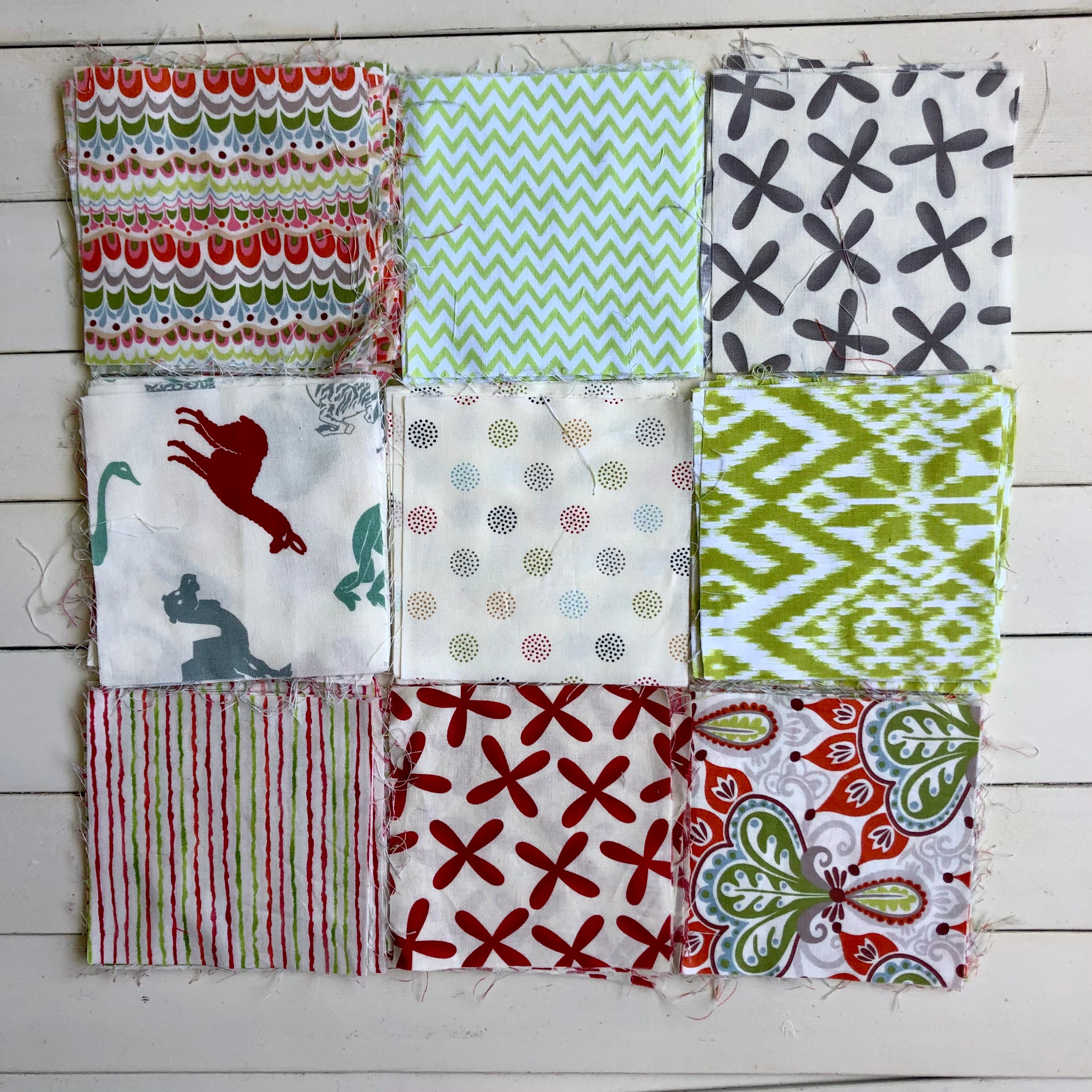 Cotton Squares Bundle for Quilting and Patchwork 100pc 10.5cm Etsy