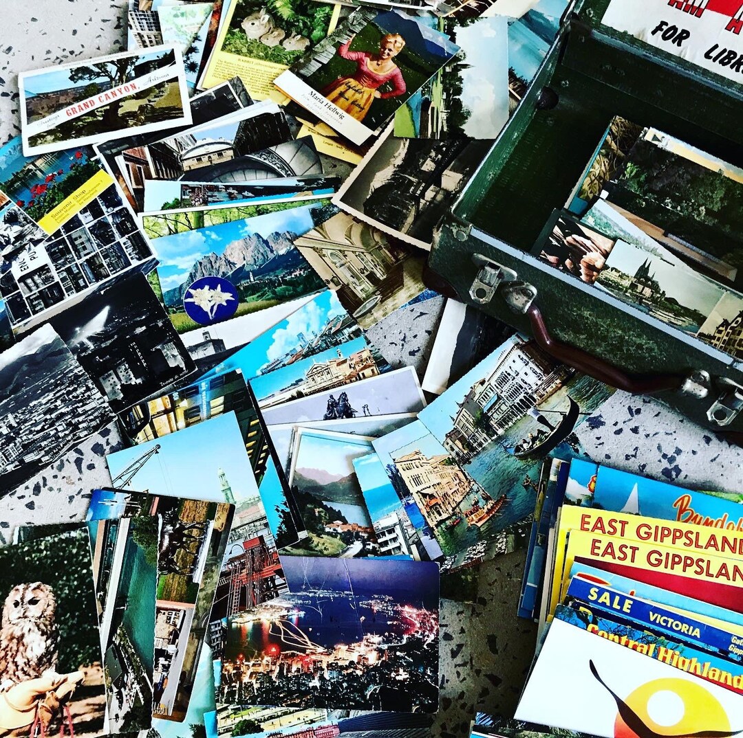 Vintage Postcards Job Lot Australian Only Etsy Australia