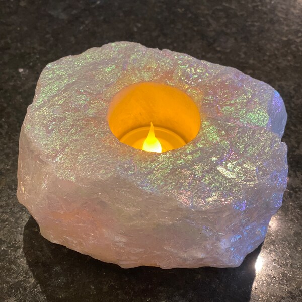 Rose Quartz Candle Etsy