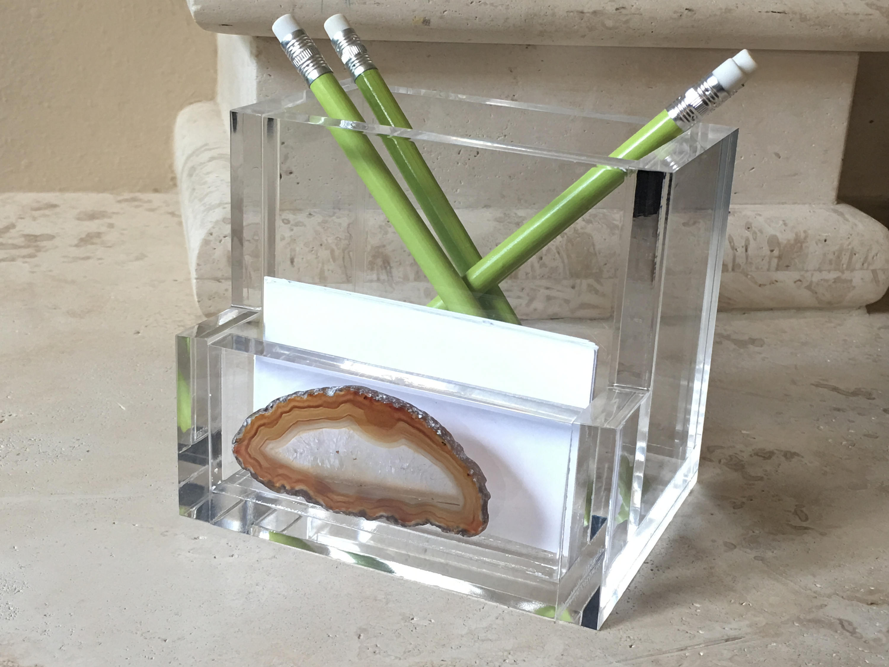 Titular de la tarjeta de visita escritorio organizador | Etsy