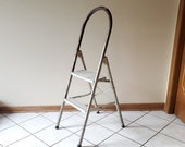 Vintage Metal Step Ladder Stool