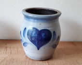 Vintage Rowe Pottery Works 5 quot Crock