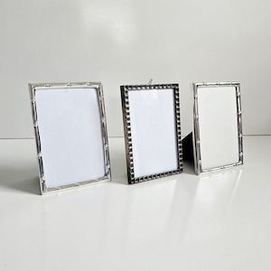 small picture frame 3 vintage 4&quot; x 6&quot;  photo frames