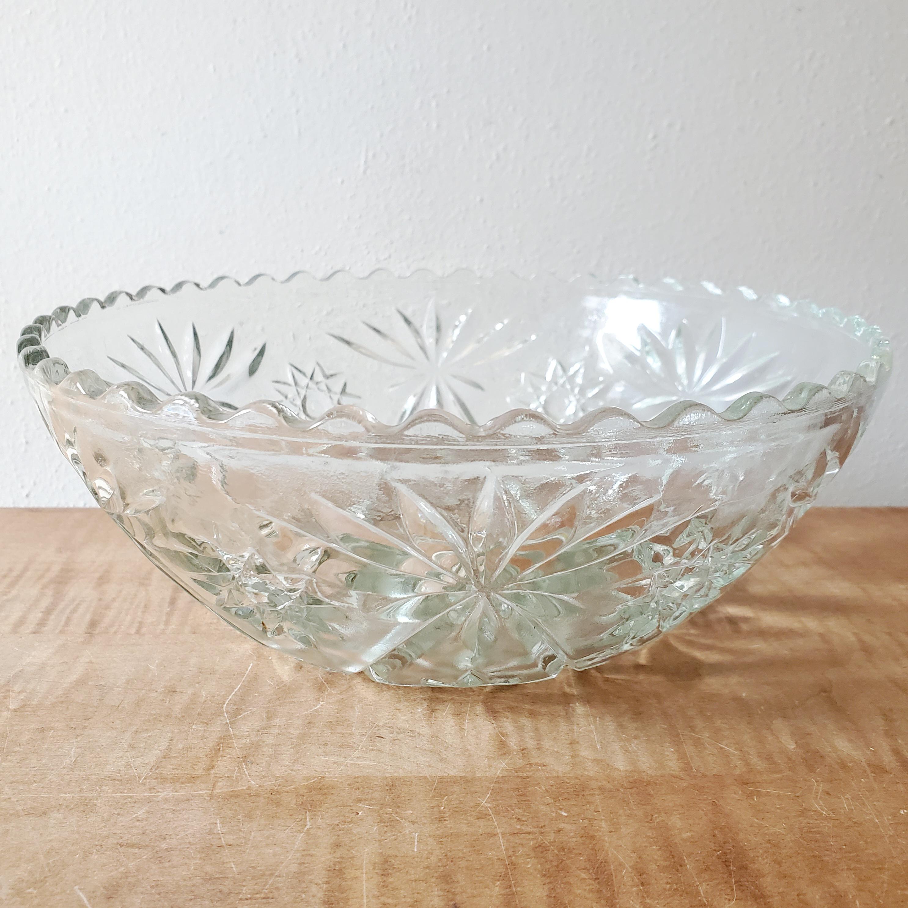 VINTAGE ANCHOR HOCKING SALAD SET/ NEW IN BOX | eBay