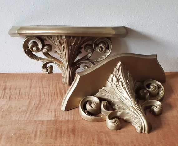 Wall shelf sconces best sale