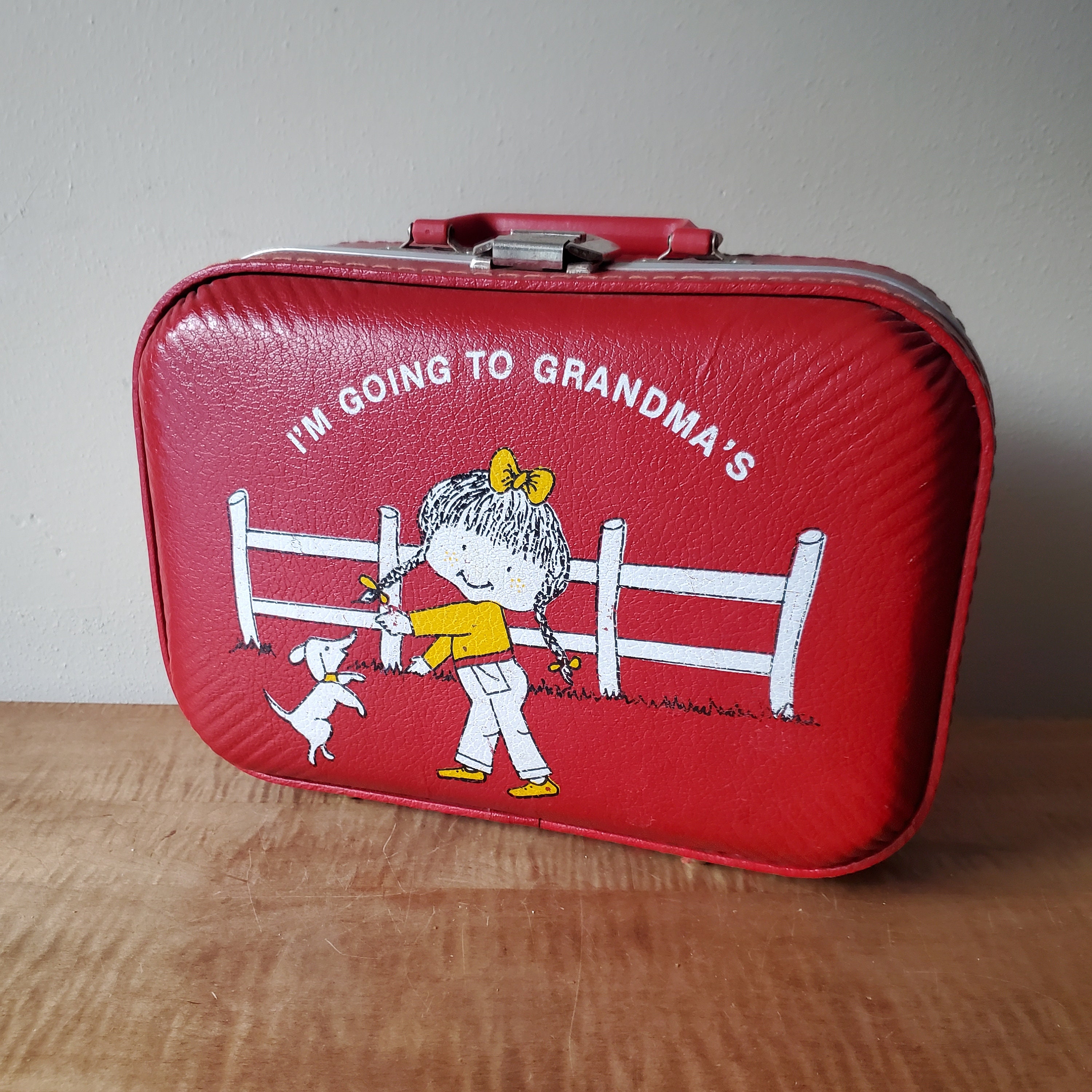 Personalized alcoholic going to grandma s suitcase