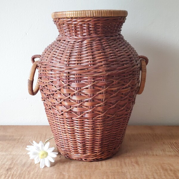 Basket Vase Etsy