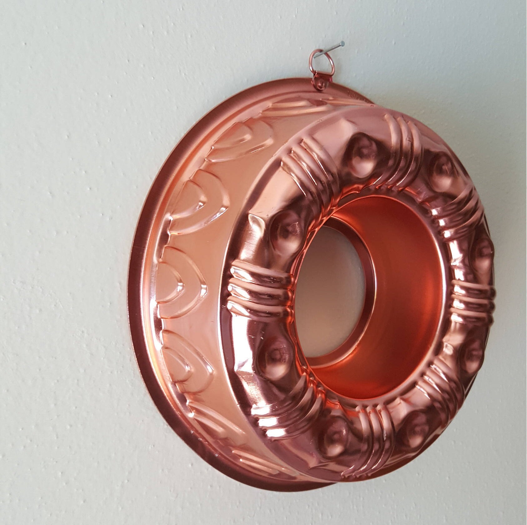 Home & Living Vintage Copper Jello Mold Set of 3 Copper and Tin Clad