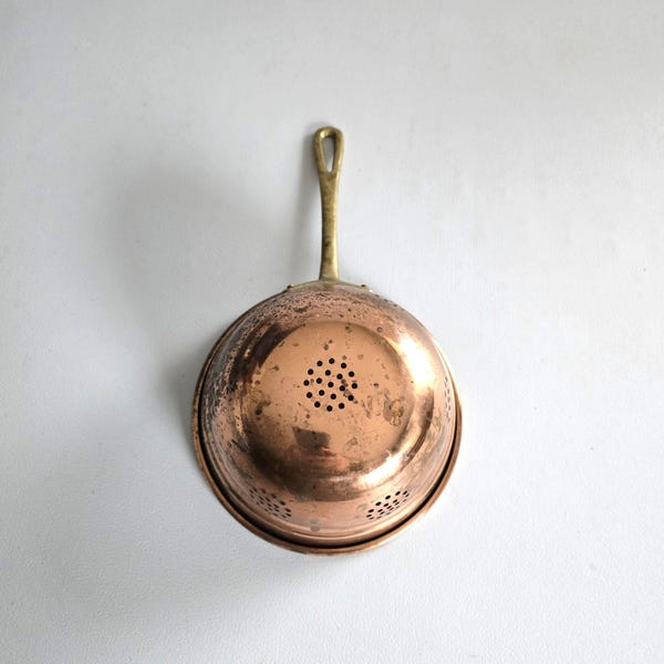 Copper Colander - Etsy