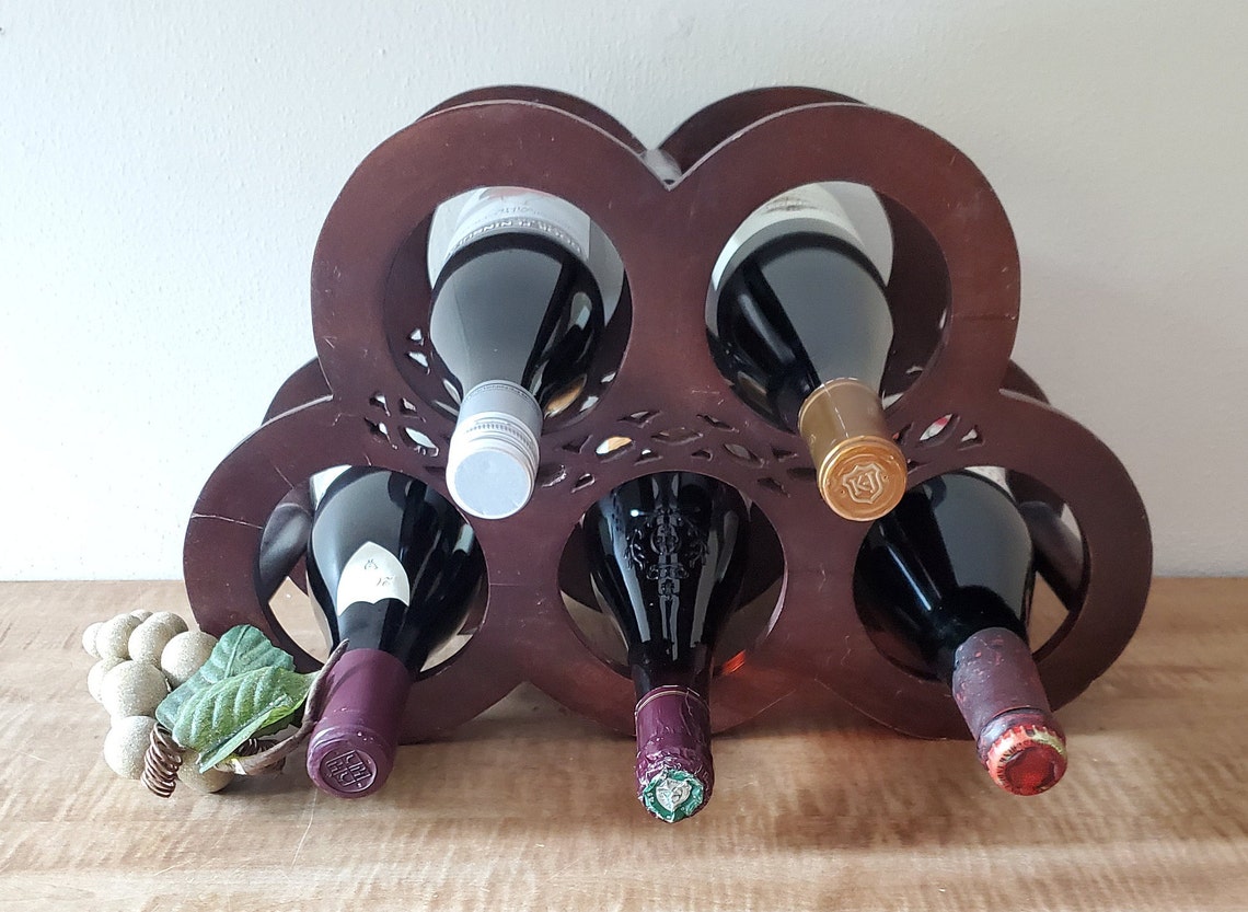 vintage wine bottle holder
