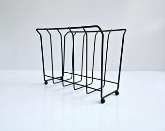magazine rack vintage magazine holder