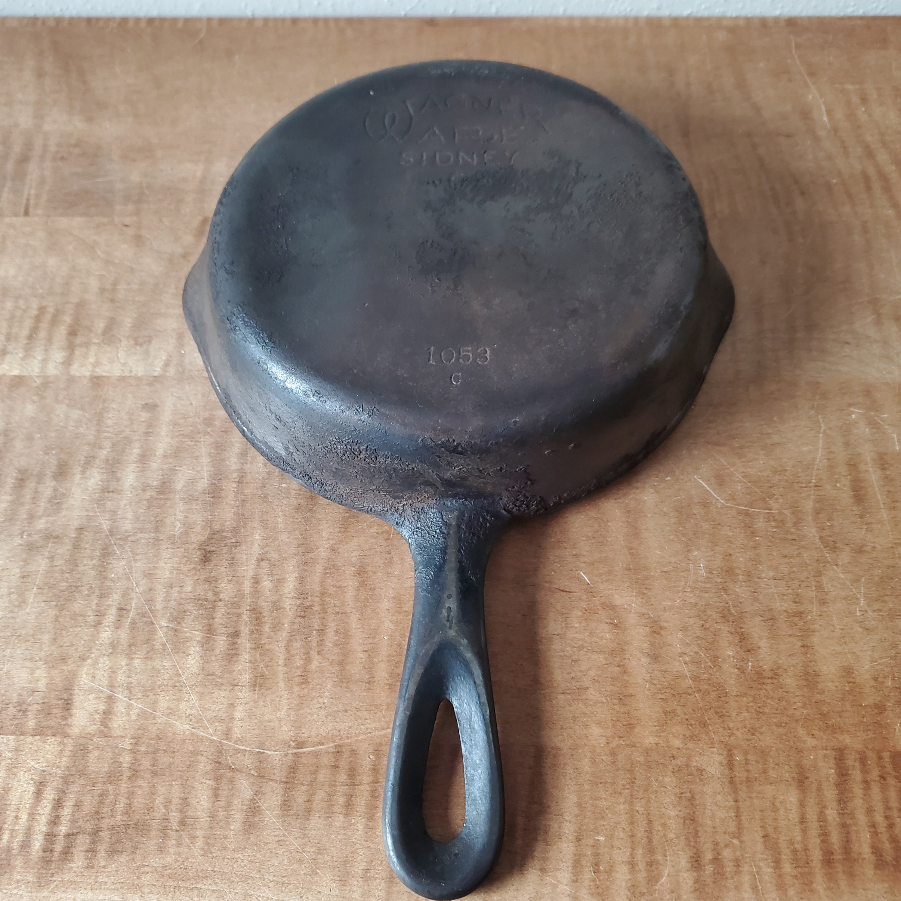 Vintage Wagner Ware Sidney O Cast Iron Skillet 1053 C No 3 0 #3 Spoon  6-1/2 Pan - Yahoo Shopping
