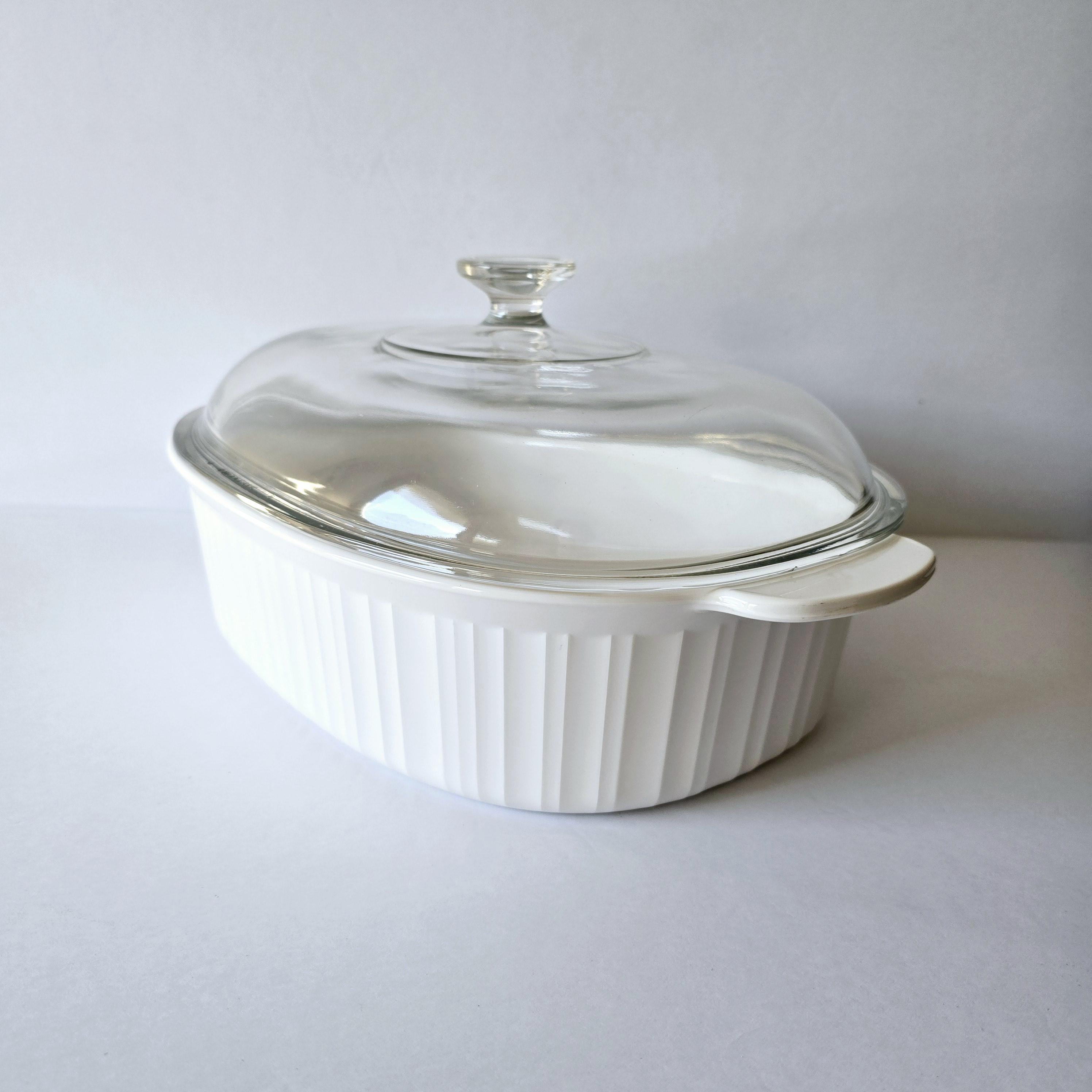 Corning Ware French White 4L Covered Roaster Casserole F14B - Etsy
