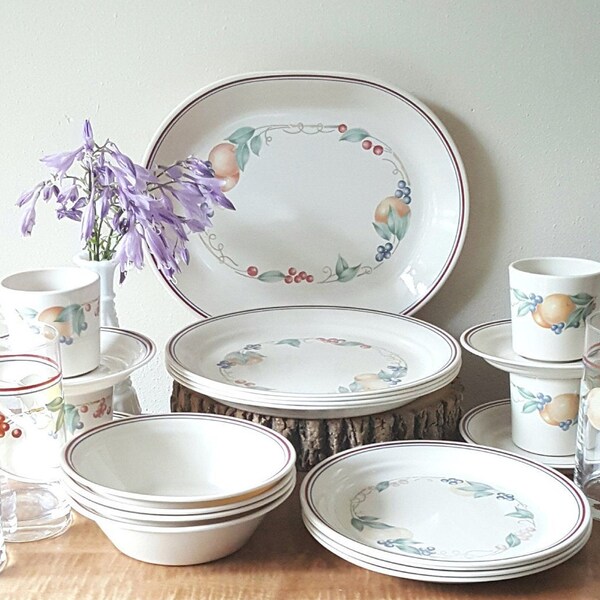 Corelle Dinnerware Set Abundance Etsy