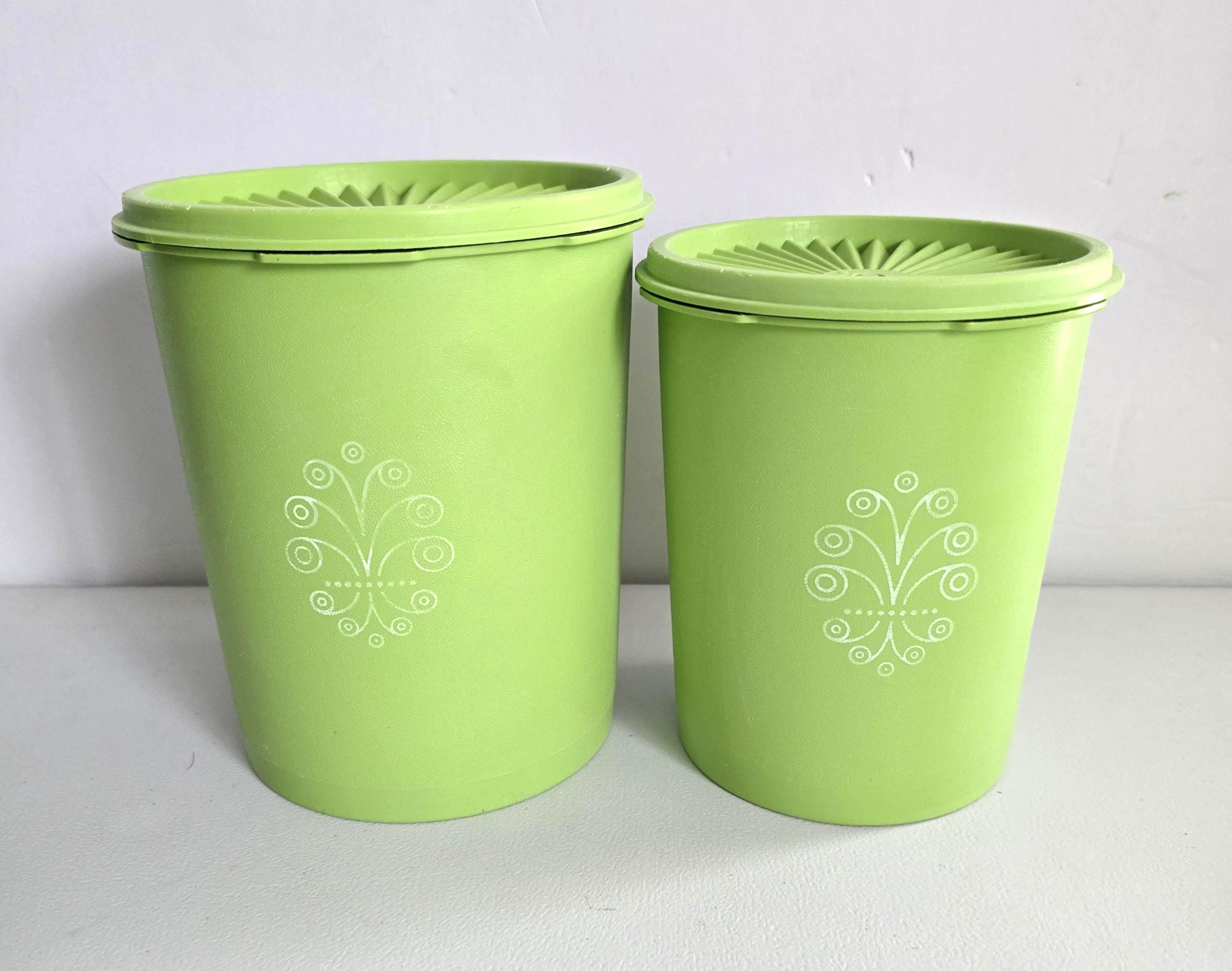 Tupperware Canister Set Lime Green - Etsy