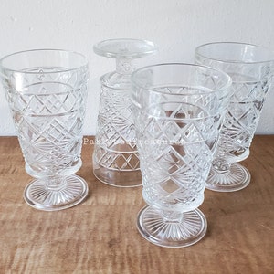 Big Top Crystal Drinking Glasses - Set of 4