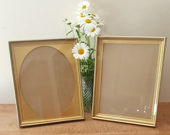 Vintage 8x10 Shadow Box Gold Metal Frame Price is per Frame