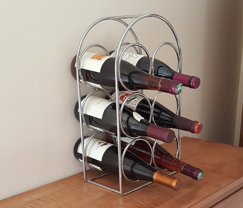 Wine Rack Tabletop Metal