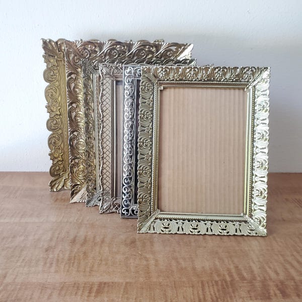 Vintage 5 7 Picture Frames Etsy