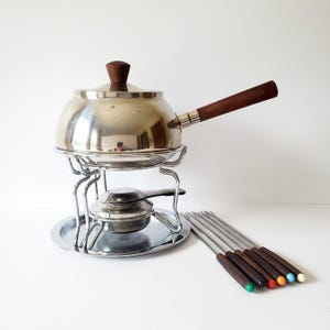 fondue set vintage fondue pot