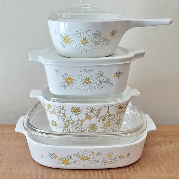 Corningware Floral Bouquet Etsy