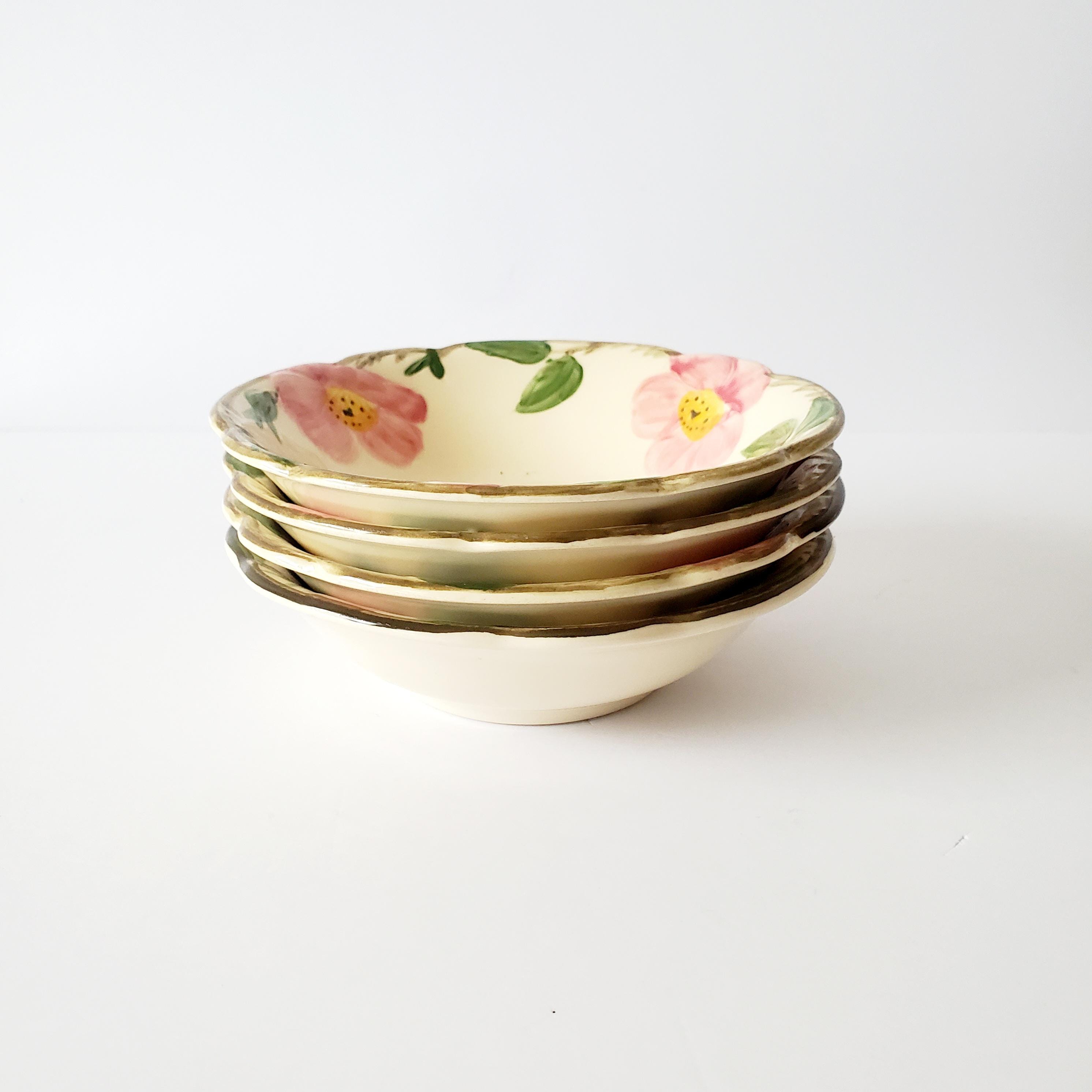 Vintage Franciscan Desert Rose Dinnerware Set 22 Pieces for 4