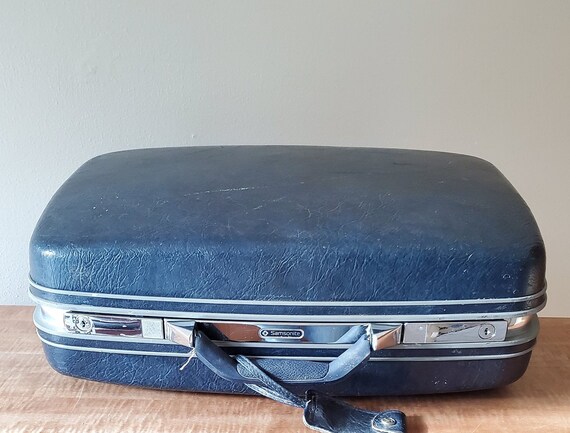 Vintage Suitcase Hard Shell Samsonite Travel Suitc