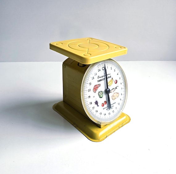 American Family Vintage Household Scale Harvest Yellow - Etsy