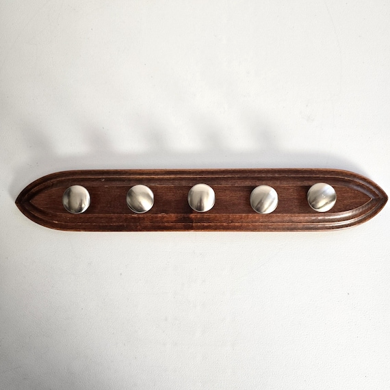 Jewelry Peg Rack: Homco Closet Wall Small Item Organizer