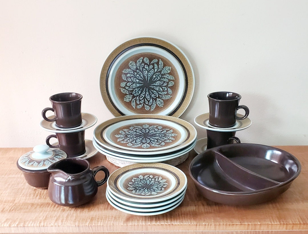 Vintage Franciscan Nut Tree Dinnerware 20 Piece Set for 4 USA Etsy