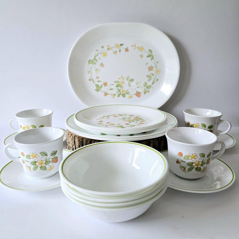 Strawberry Dishes Etsy