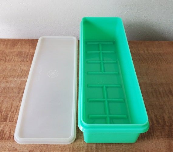 Vintage Tupperware Storage Jadite Green Tupperware Container Set 