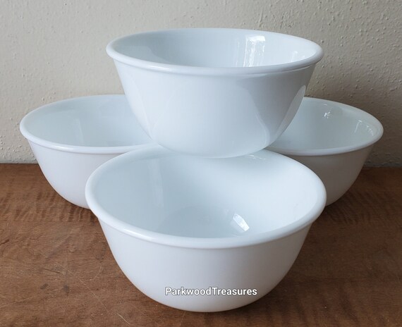 Corelle Winter Frost White Soup Bowls 5 1 2 Set of 4 Vintage Corelle White Dishes Etsy Denmark