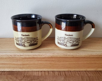 Vintage Collectible Hardee's Coffee Mug Rise and Shine Home Made Biscuits -  Etsy
