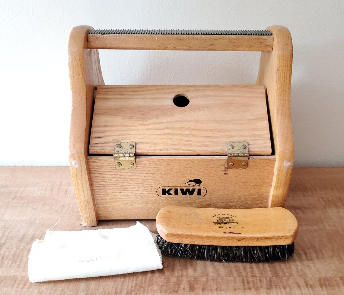 kiwi shoe shine box