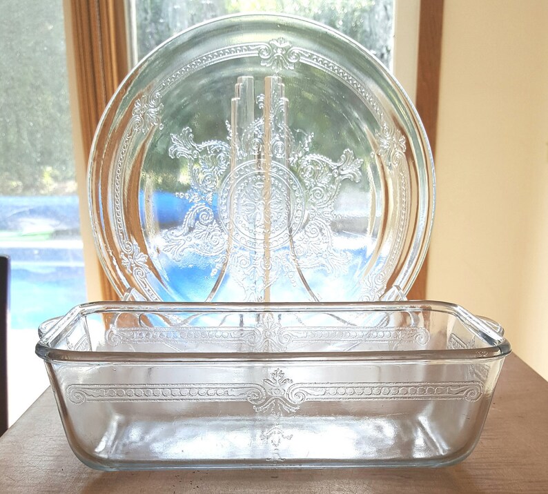 Blue Fire King Sapphire Blue Philbe Bakeware