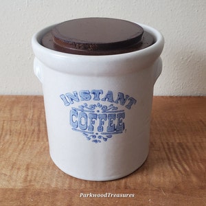 Vintage Pfaltzgraff Yorktowne Canister, Instant Coffee