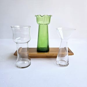 bulb forcing vase vintage glass bulb starter vase, Hyacinths vase (choice, price is for one vase)