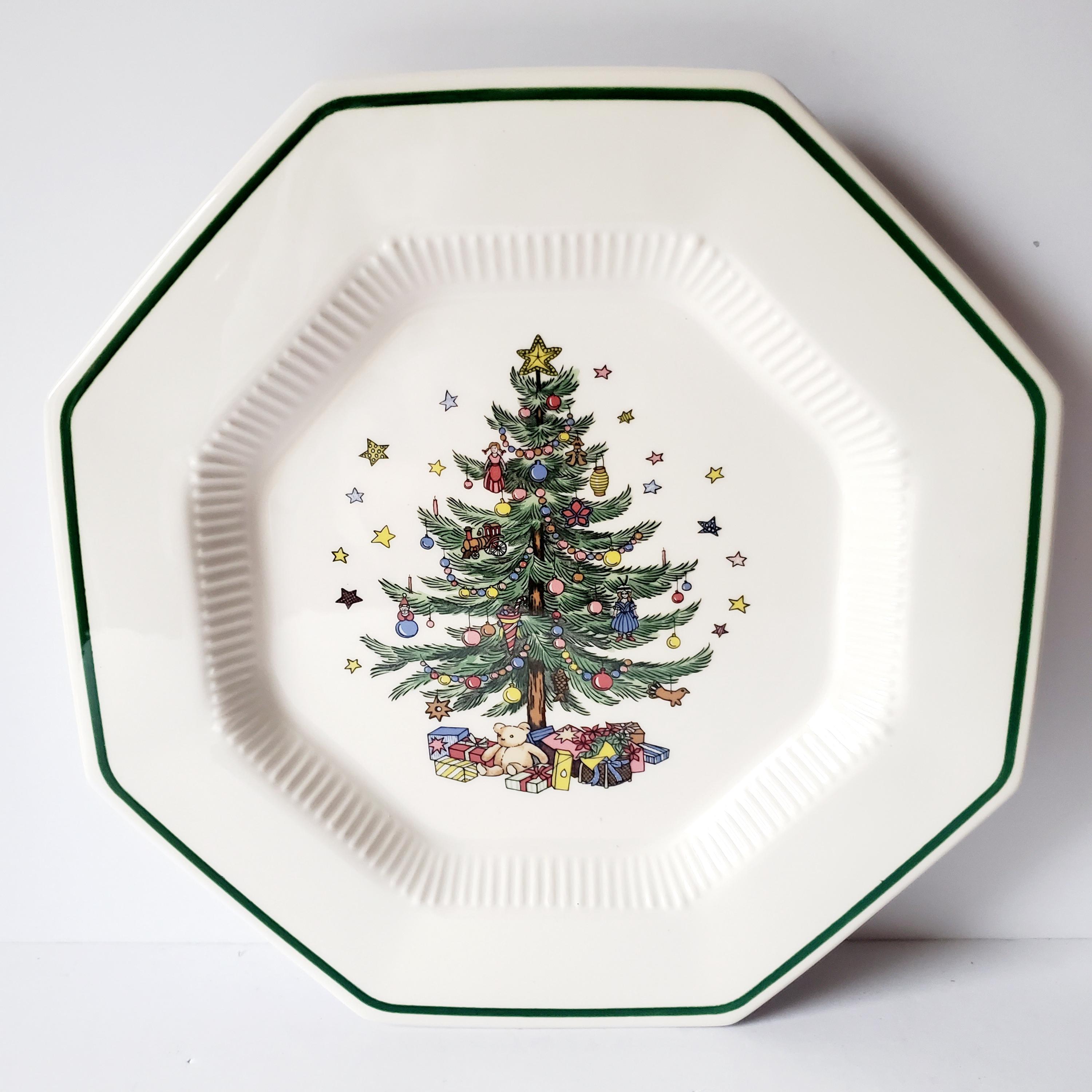 Nikko Christmastime China20 Piece Christmas Tree Dinnerware Set - Etsy