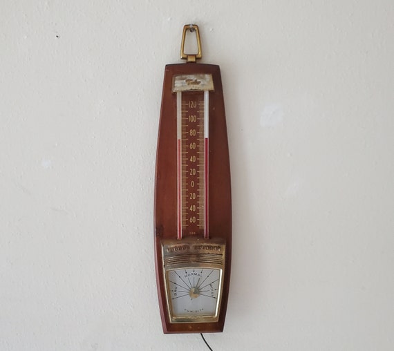 Vintage Working Barometer Taylor Indoor Outdoor Weather 