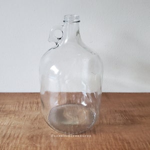 Vintage Glass Gallon Jug, Gallon Jar, Gallon Bottle