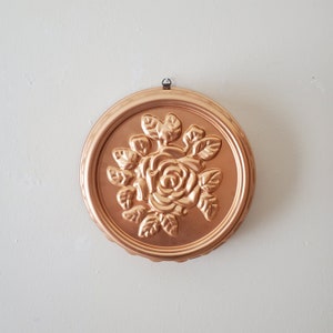 copper Jello mold vintage large copper mold kitchen wall decor