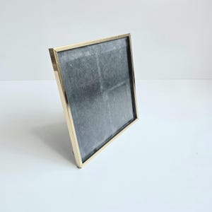 10&quot; x 10&quot;  gold metal frame for tabletop or wall hanging