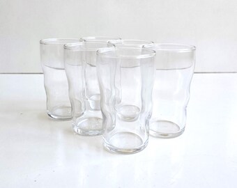 6 Vintage Juice Glasses: Libbey Governor Clinton Diner Glassware