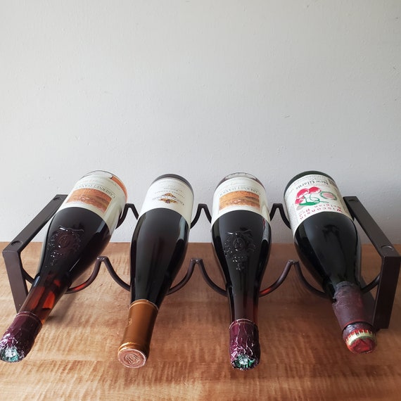 Metal countertop wine rack hotsell